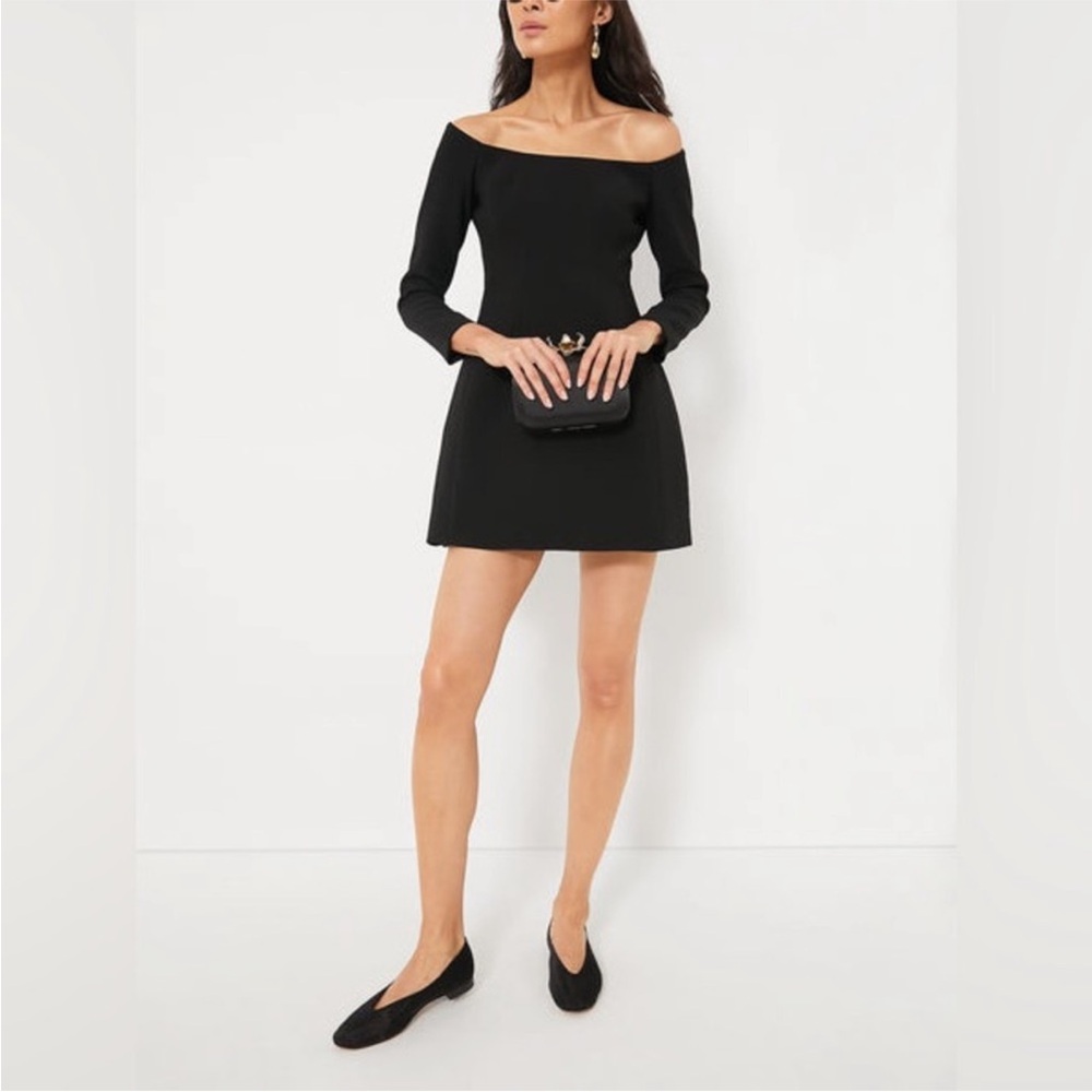 Blakely Black Off-Shoulder Dress